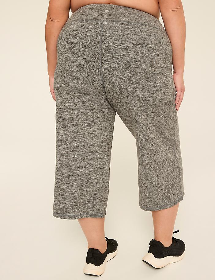 LIVI Soft Marled Wide Leg Crop Pant