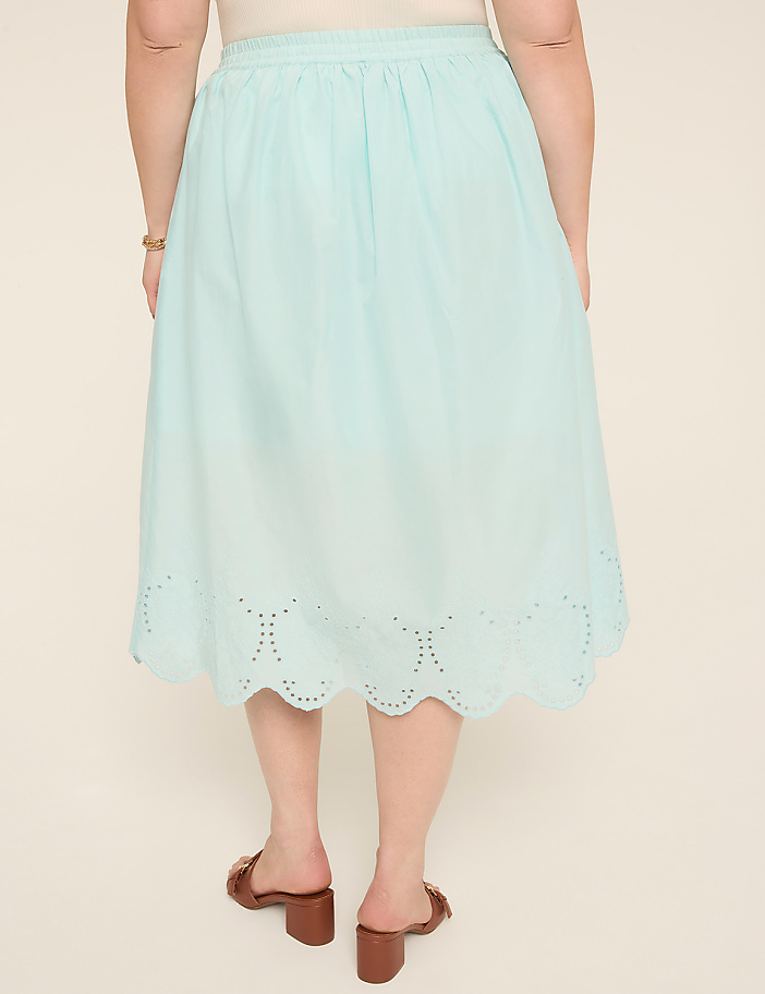 Eyelet Maxi Skirt