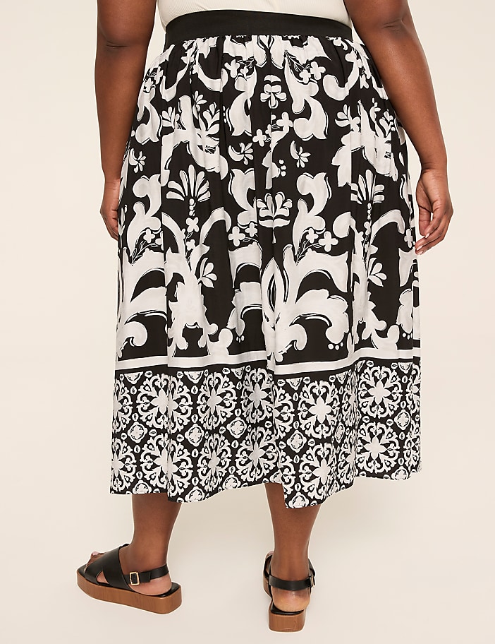 Pleated Maxi Skirt