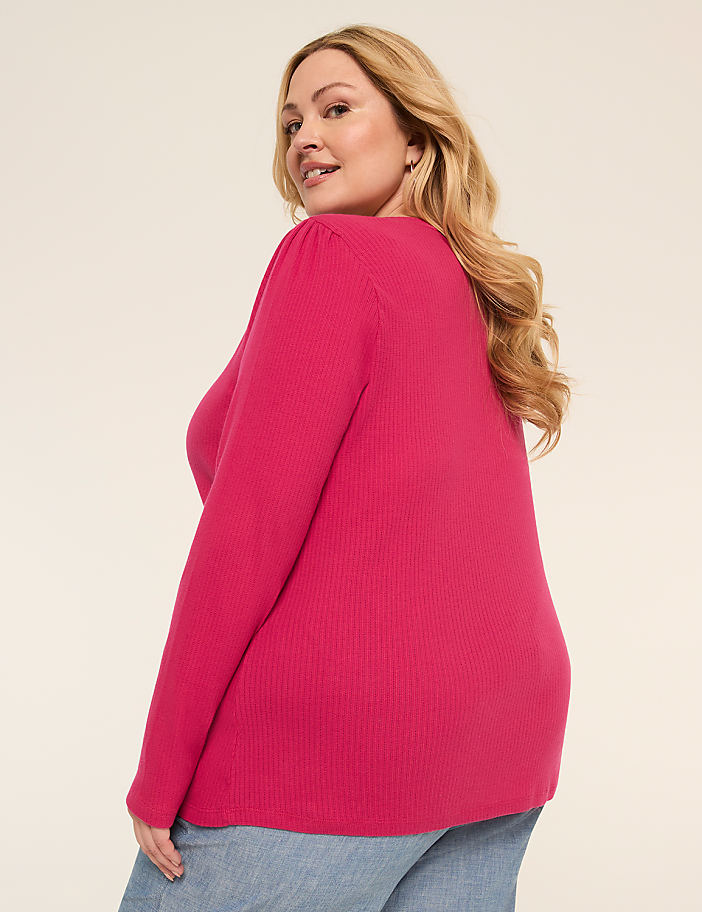 V-Neck Rib Tee