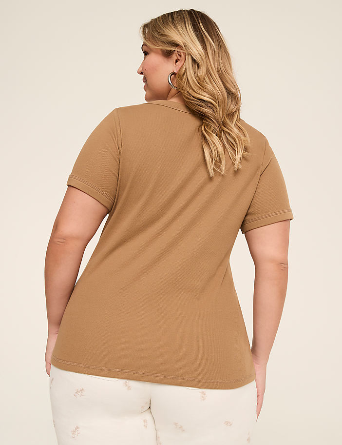 Short-Sleeve Scoop-Neck Tee