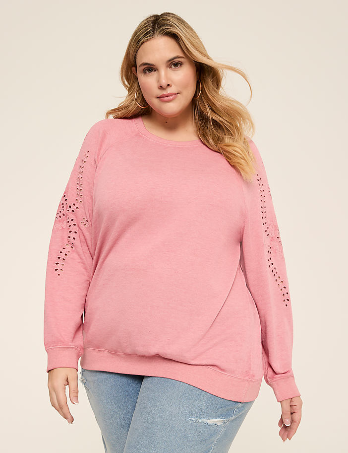 Long-Sleeve Crew-Neck Sweatshirt