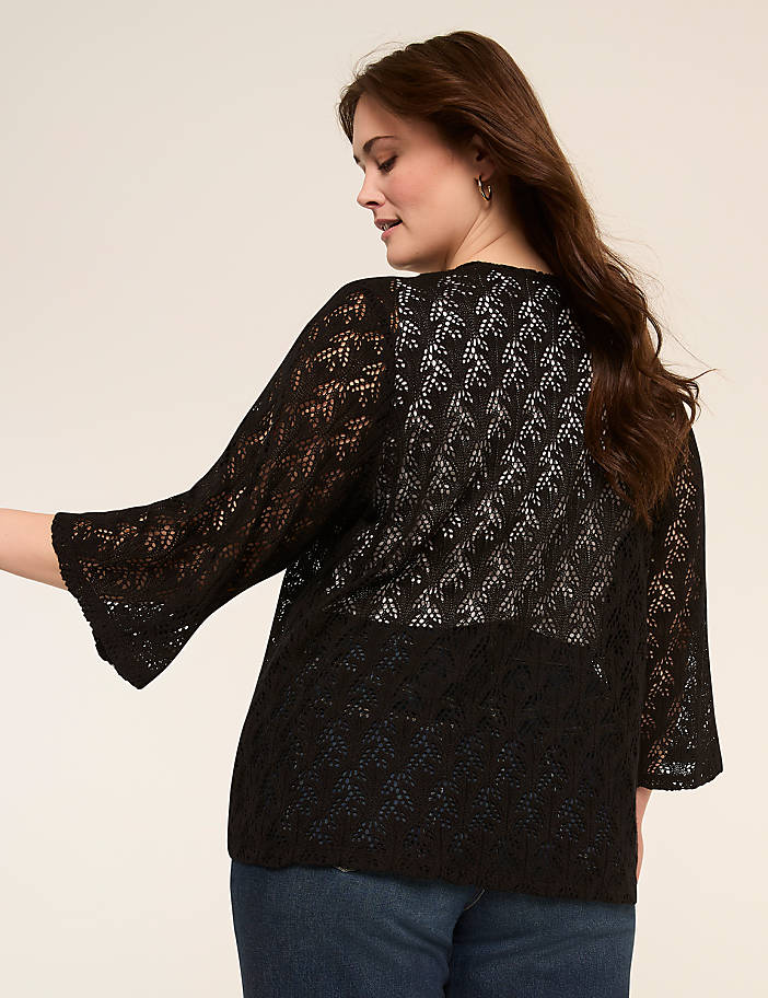 Open-Front Crochet Overpiece