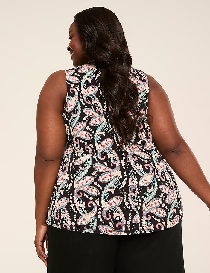 Twist-Neck Tank Top