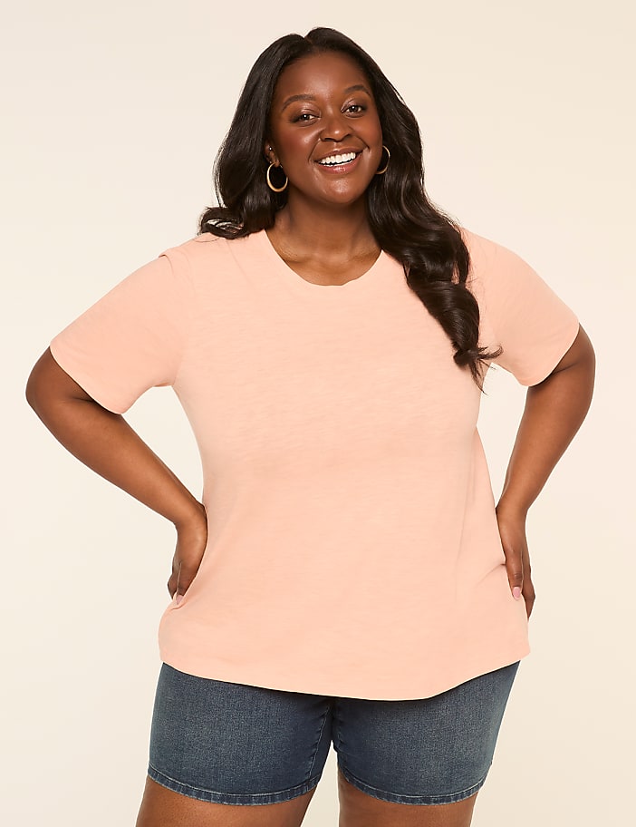 Perfect Sleeve Crew-Neck Tee
