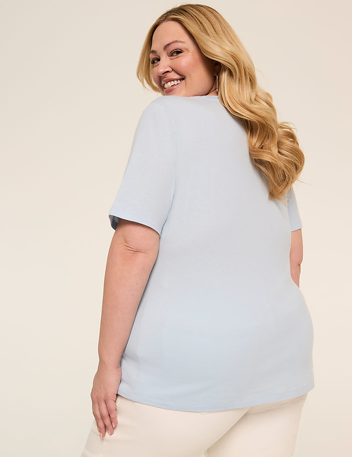 Perfect Sleeve V-Neck Tee