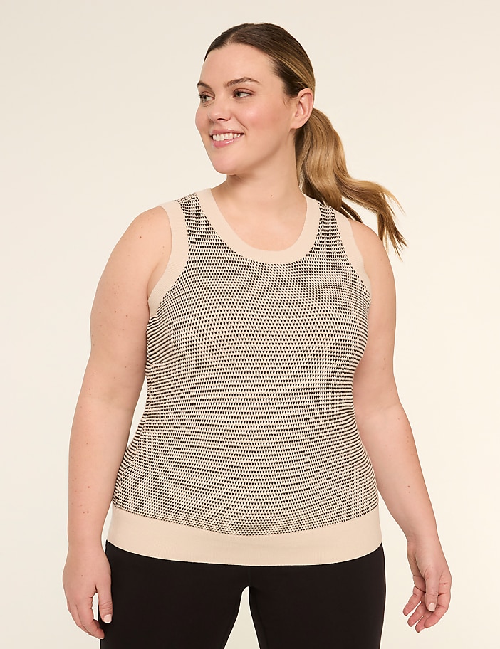 LIVI Textured Sweater Tank