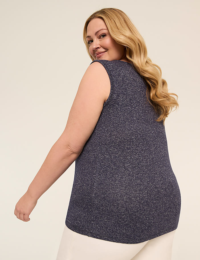 Scoop-Neck Hacci Tank