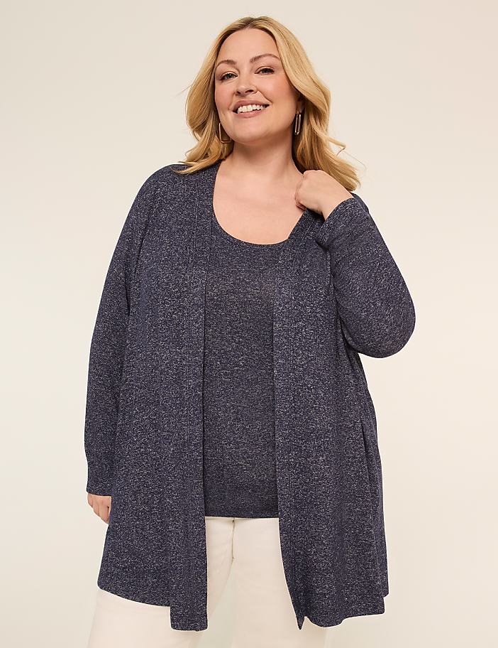 Open-Front Hacci Overpiece