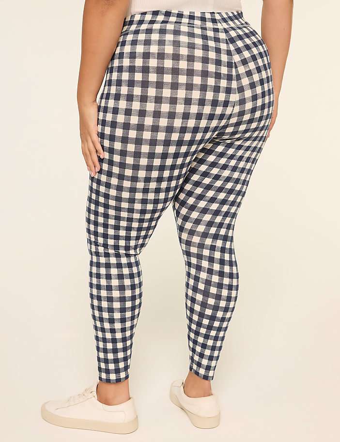 Gingham Layering Fashion Legging