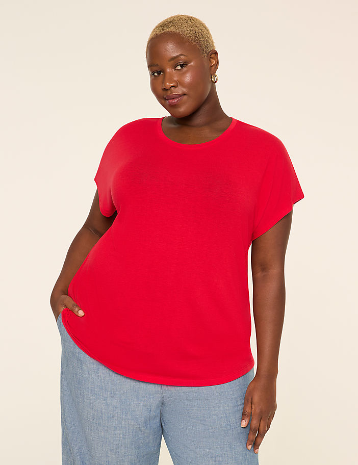 EveryWear Brushed Crew-Neck Tee
