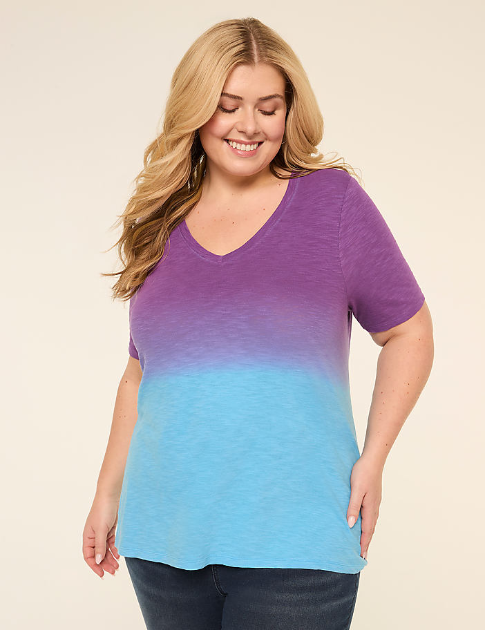 Perfect Sleeve V-Neck Tee