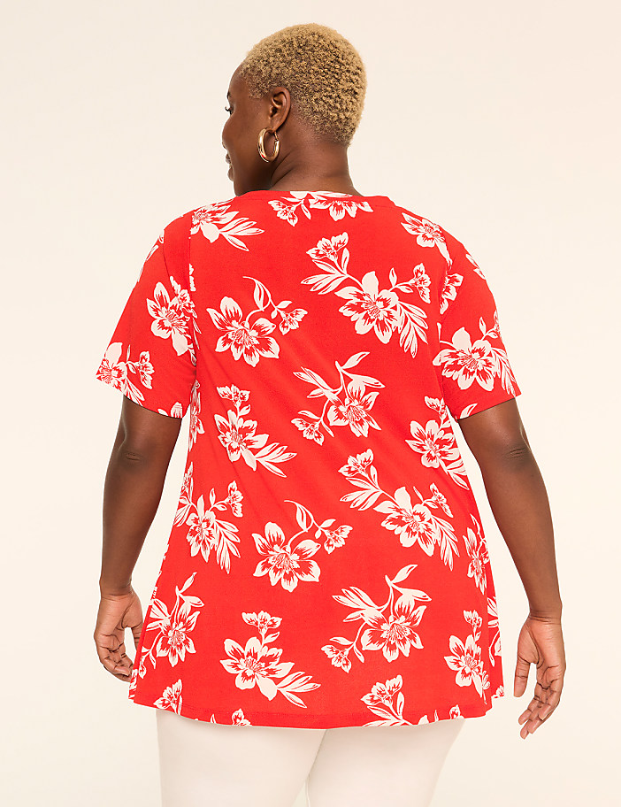Perfect Sleeve Swing Boatneck Tee