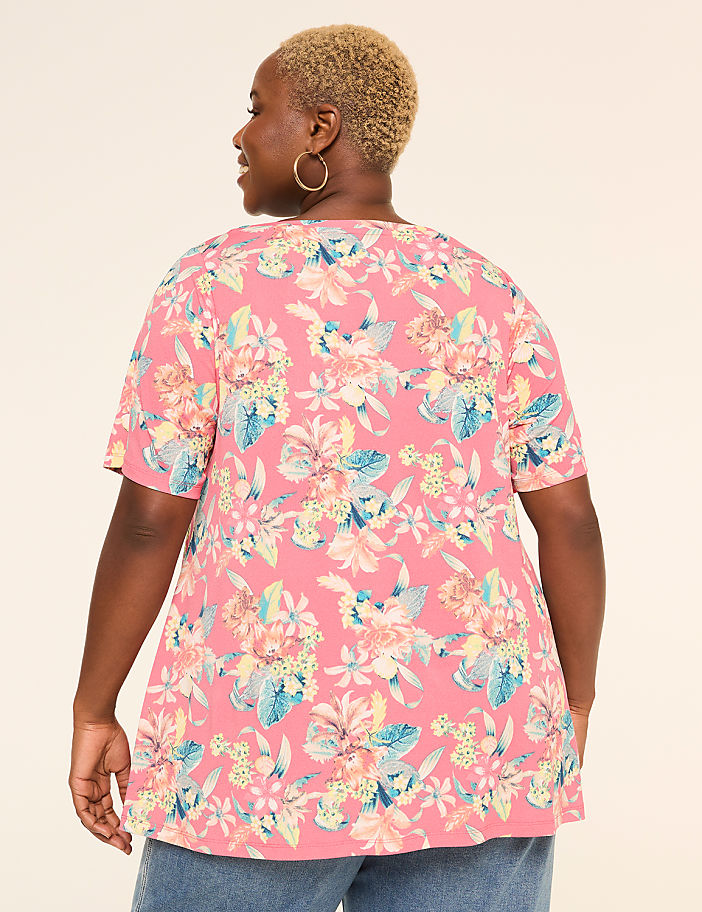 Perfect Sleeve Swing Boatneck Tee