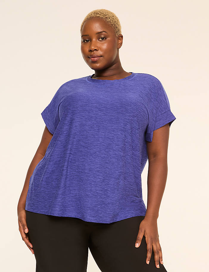 LIVI Soft Marled Crew-Neck Tee
