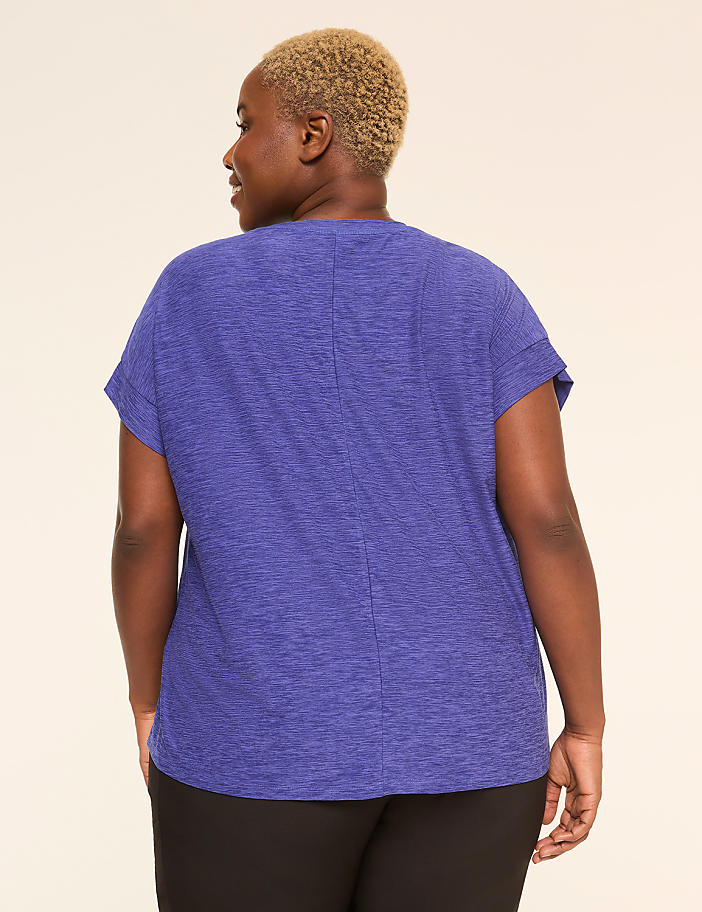 LIVI Soft Marled Crew-Neck Tee