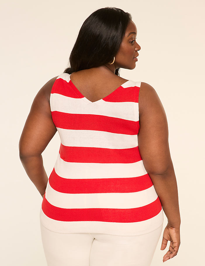 American Flag Sweater Tank