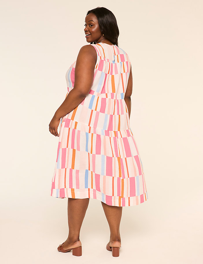 Gauze Tiered Midi Dress