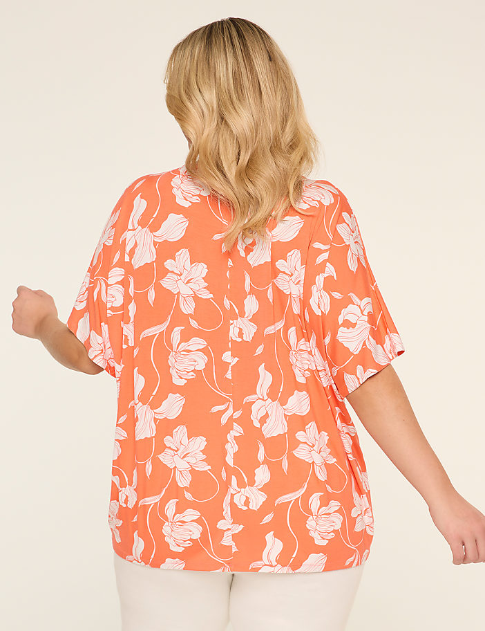 Dolman-Sleeve Smocked-Front Top