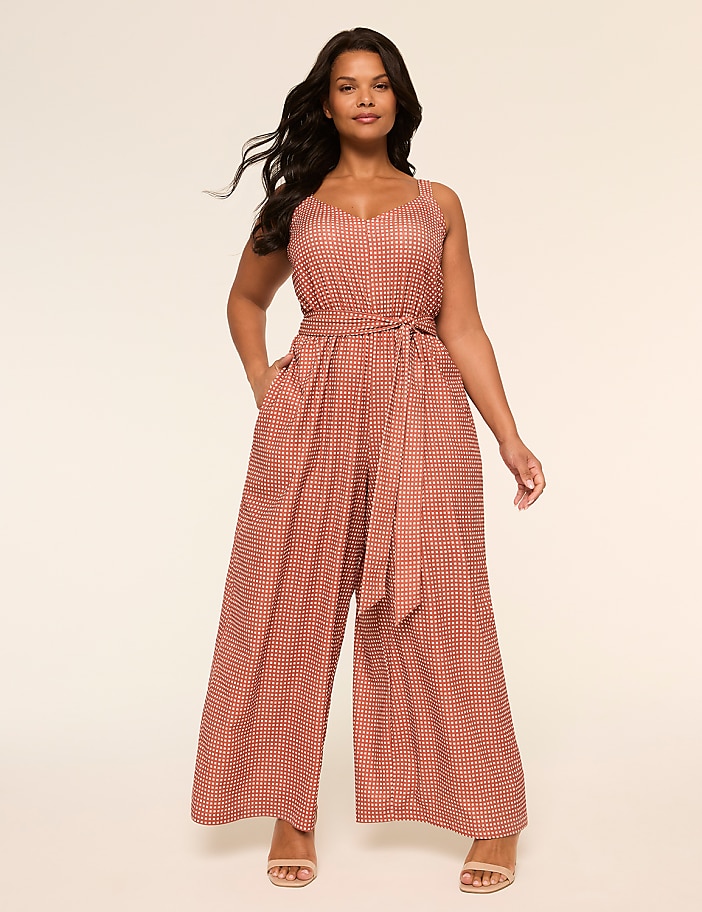 Sleeveless Tie-Waist Jumpsuit