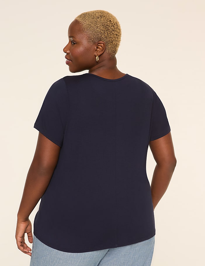 DreamFeel Short-Sleeve Crew-Neck Top