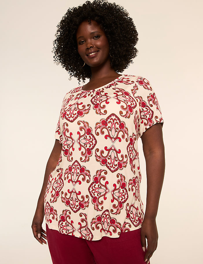 DreamFeel Short-Sleeve Crew-Neck Top