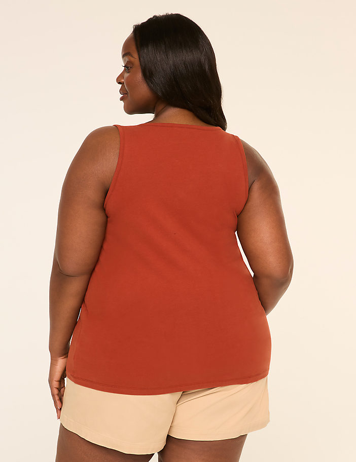 Deep Scoop-Neck Layering Tank
