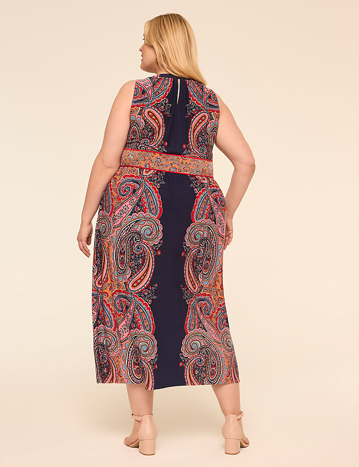 Sleeveless High-Neck Maxi Dress