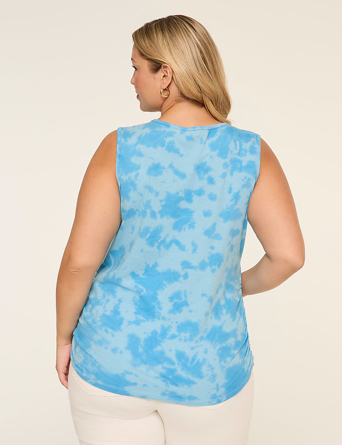 V-Neck Side-Ruched Tank