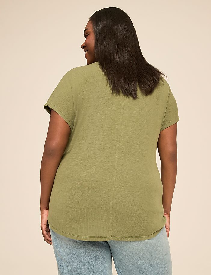 EveryWear Brushed V-Neck Tee