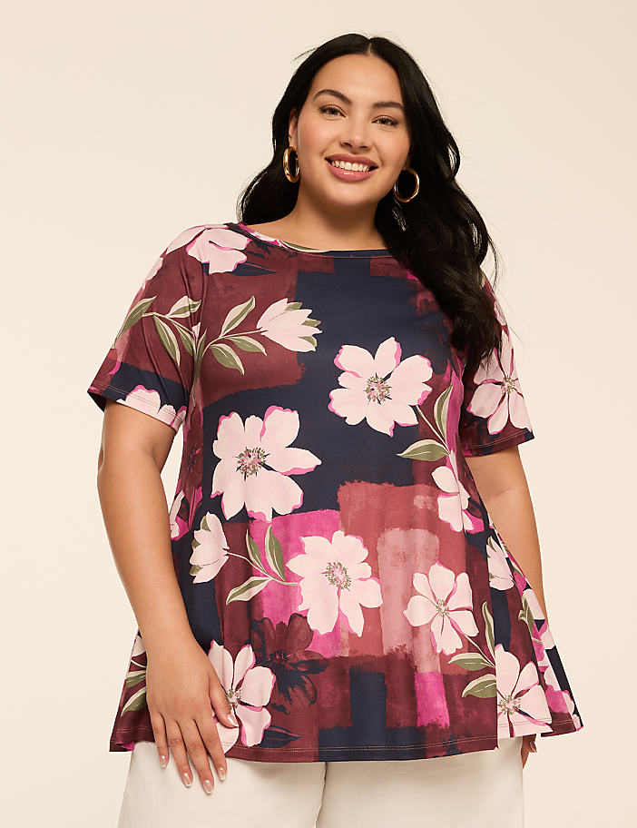 NEW Perfect Sleeve Boat Neck Swing
