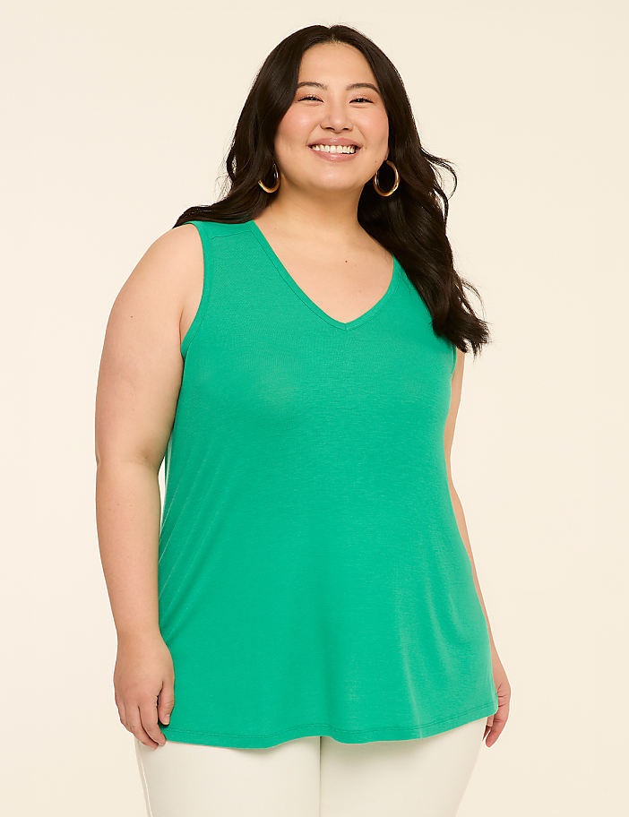 EveryWear Brushed V-Neck Tank