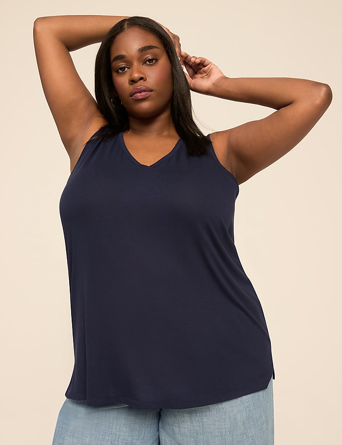 EveryWear Brushed V-Neck Tank