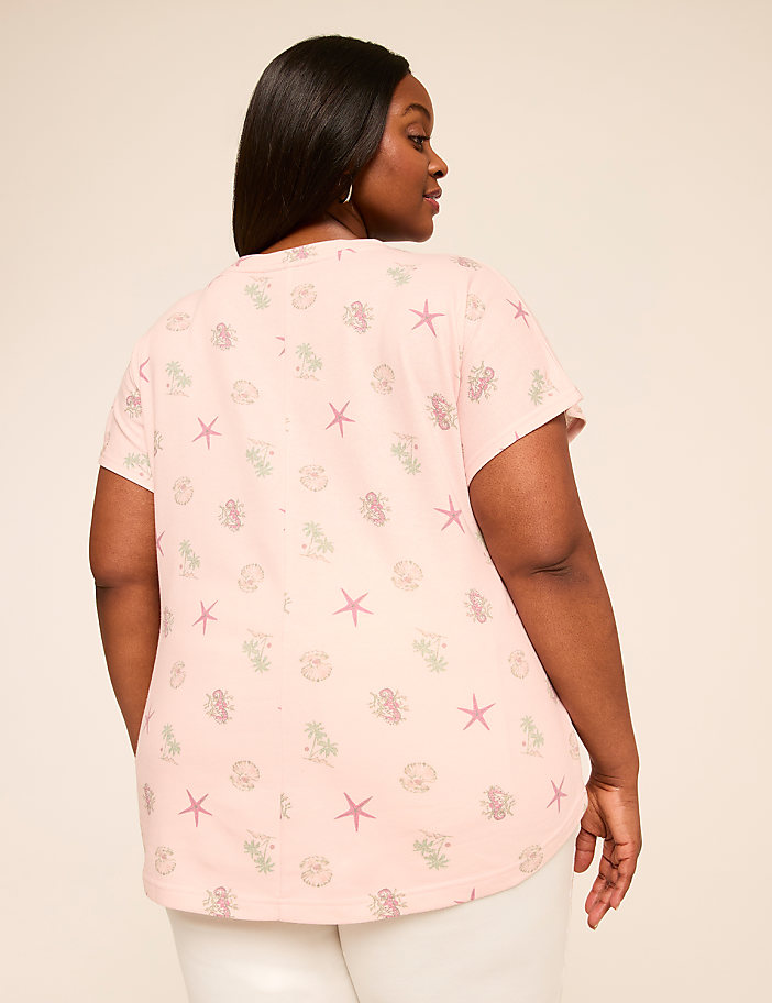 Short-Sleeve French Terry Sweatshirt