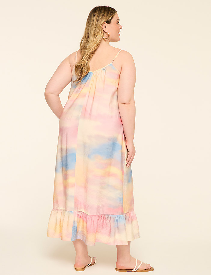 Sleeveless V-Neck Maxi Dress