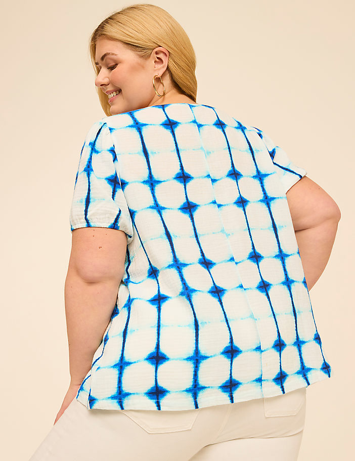 Swing Puff-Sleeve Popover Top