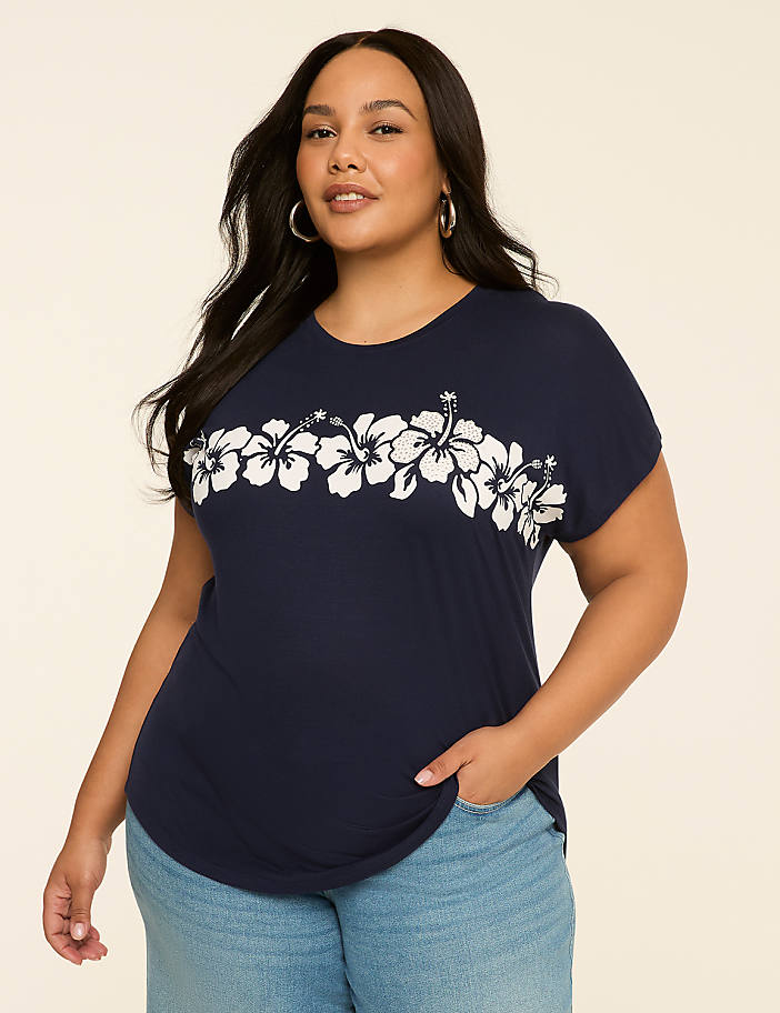 Tropical Florals Graphic Tee
