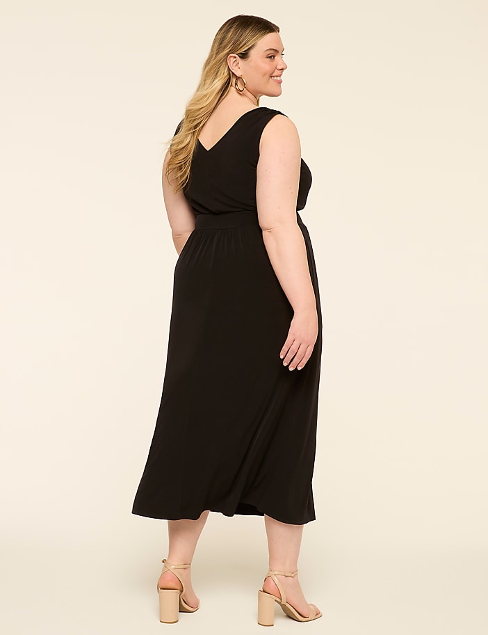 Sleeveless Jersey Maxi Dress