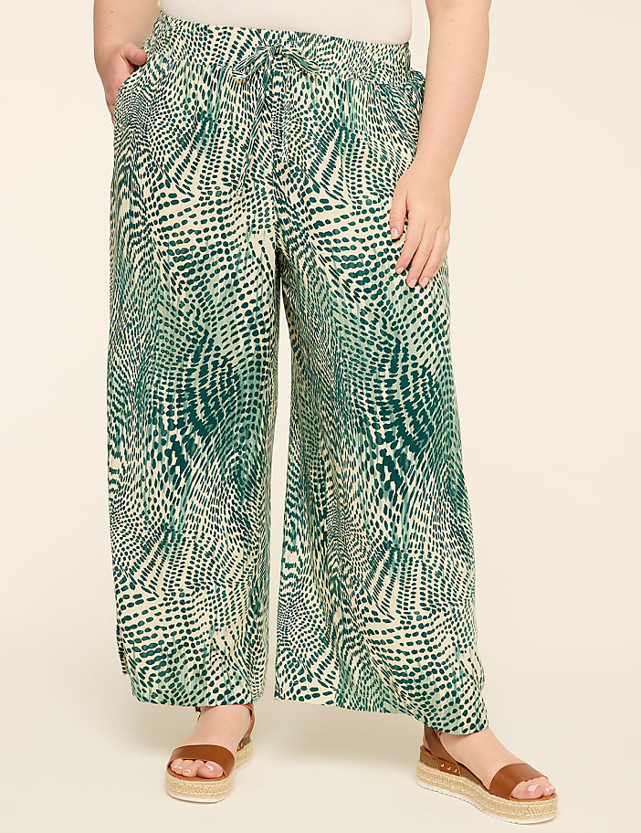 Pull-On Flowy Wide Leg Pant