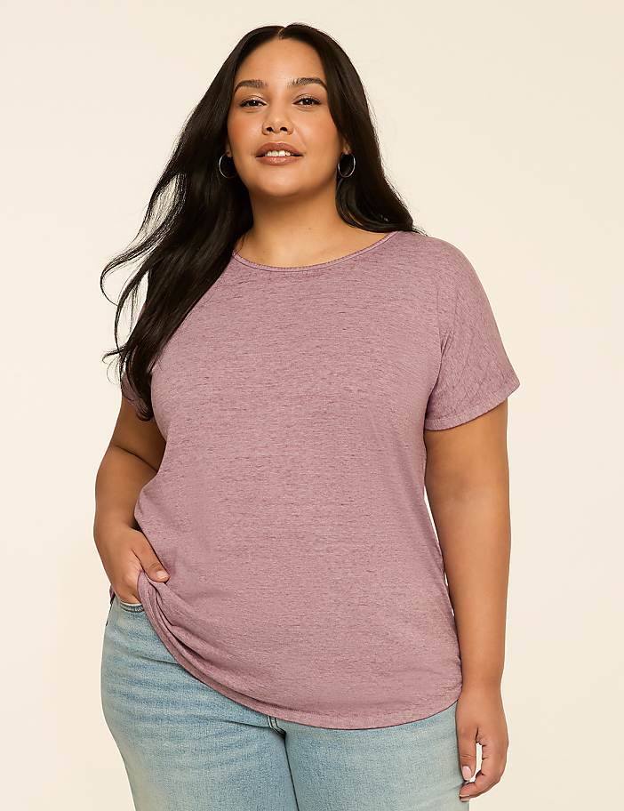 Scoop-Neck Strappy-Back Tee