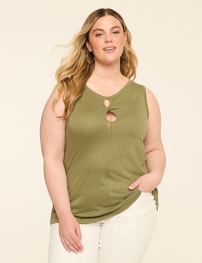 Double Keyhole-Neck Tank