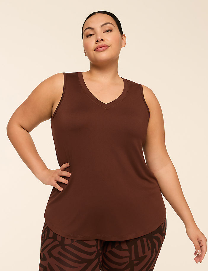LIVI Soft Ruched-Back Tank