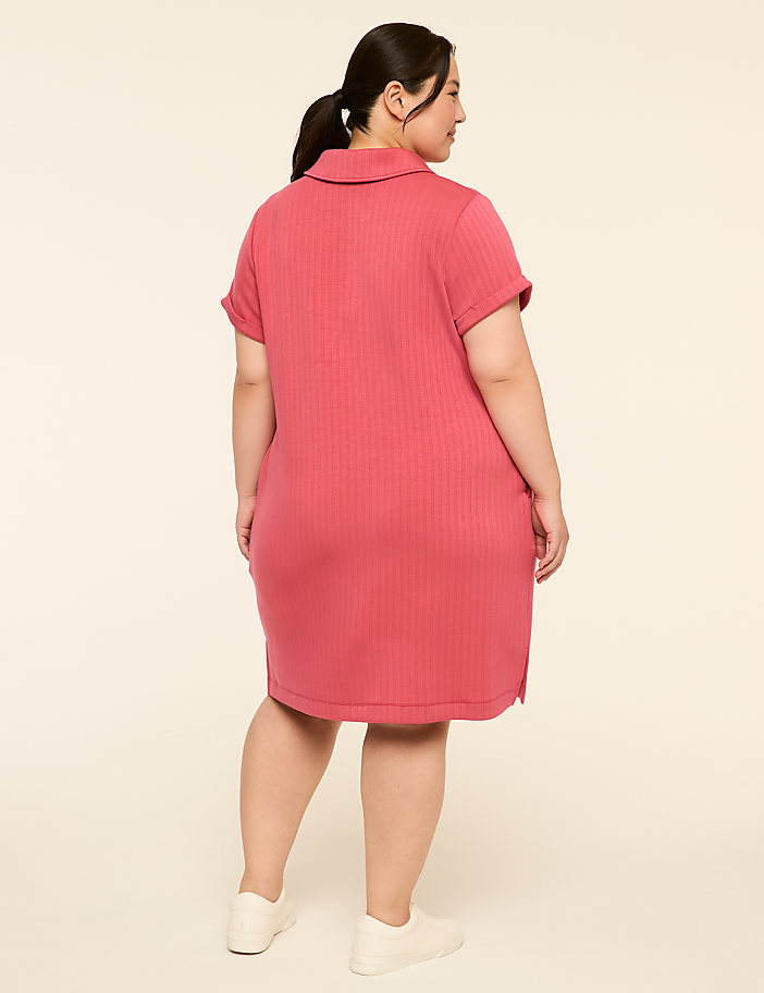 LIVI Wide Rib Journey Half-Zip Dress