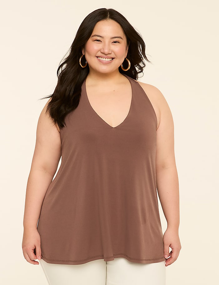 Tie-Neck Halter Top