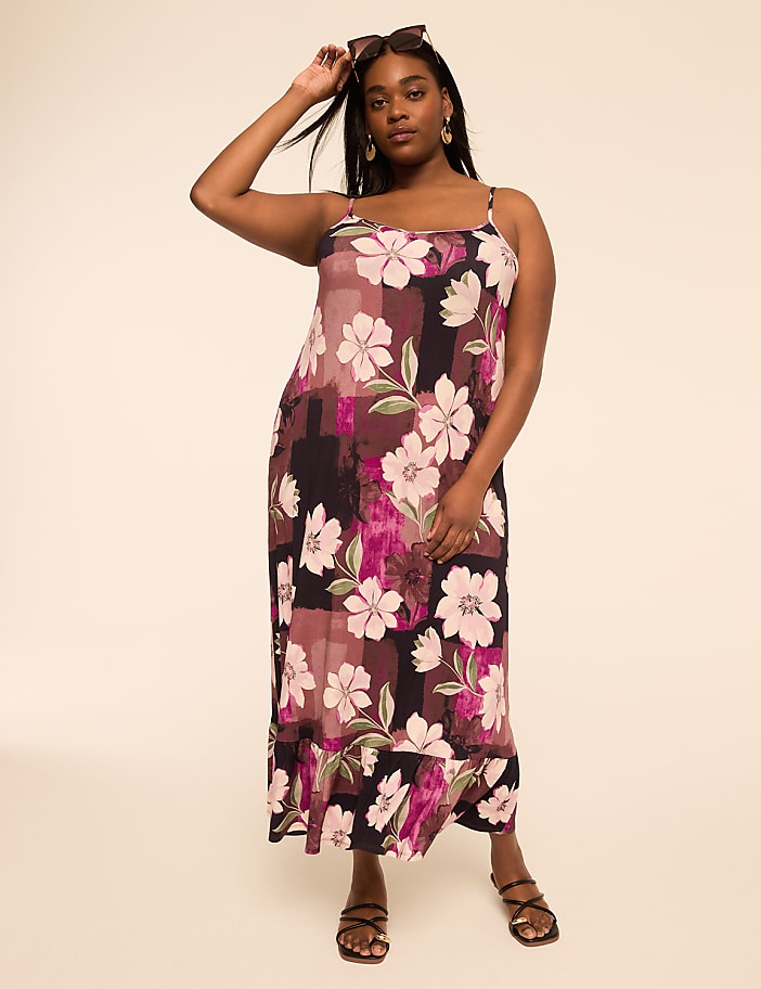 V-Neck Tank Maxi Dress