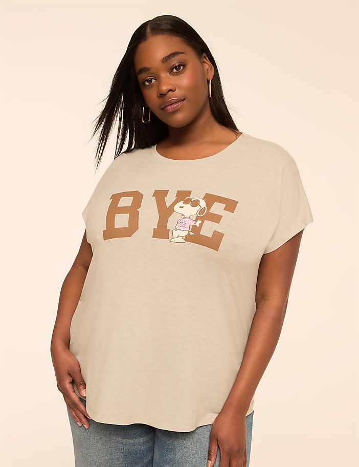 Bye Snoopy Graphic Tee