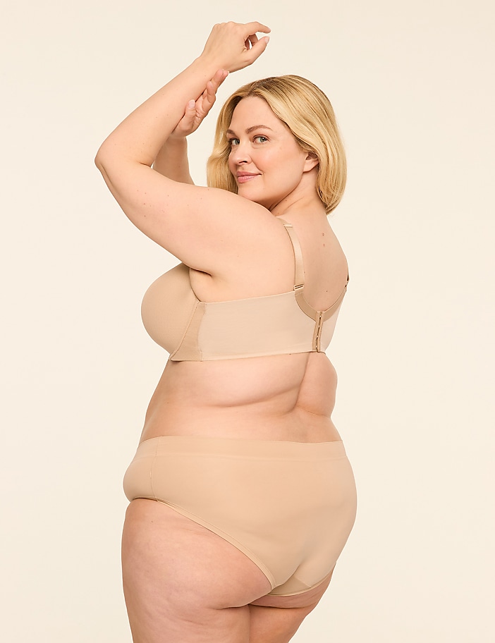 Shallow-Top Embrace Lightly Lined Full Coverage Bra