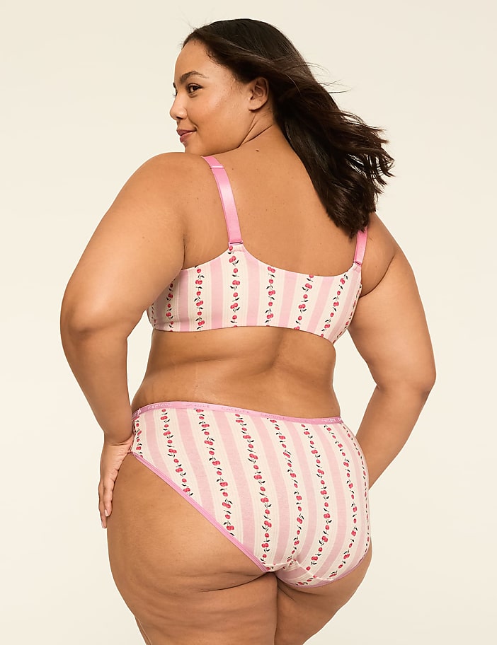 Front-Close Cotton Boost Plunge Bra