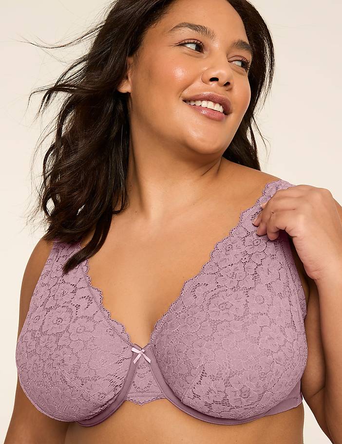 Lace Unlined Full Coverage Bra