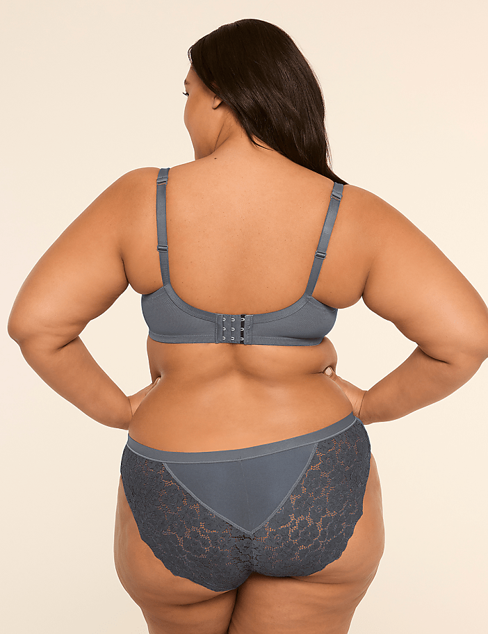 Unlined Balconette Bra with Lace